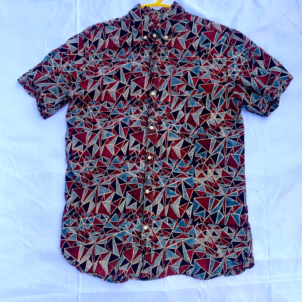 KARDO - Don Ajrakh Print SS Shirt - Multi - size small